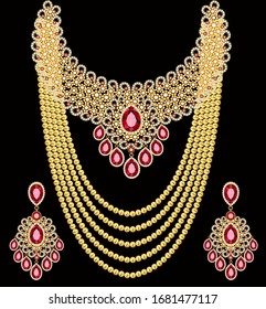 16,232 Indian Wedding Necklace Images, Stock Photos & Vectors ...