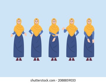 2,017 Women wear hijab set Images, Stock Photos & Vectors | Shutterstock