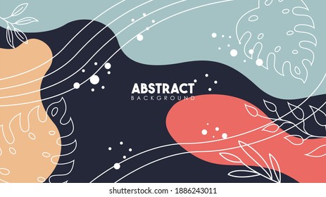 Illustration set season element or nature background, winter, spring, summer, autumn, banner, cover, templates, posters.
