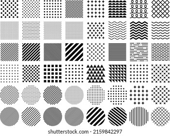 Illustration Set Square Circle Icons Various Stock Vector (Royalty Free ...