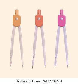 illustration of a set of tools for drawing
