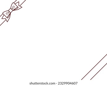 Illustration set of various ribbons