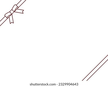 Conjunto de ilustraciones de varias cintas