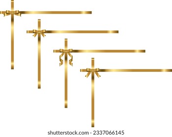 Conjunto de ilustraciones de varias cintas