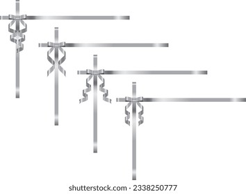 Conjunto de ilustraciones de varias cintas
