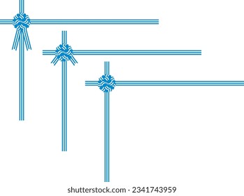 Conjunto de ilustraciones de varias cintas