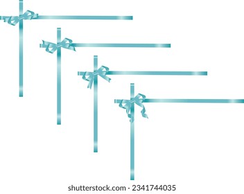 Conjunto de ilustraciones de varias cintas