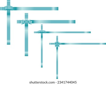 Conjunto de ilustraciones de varias cintas