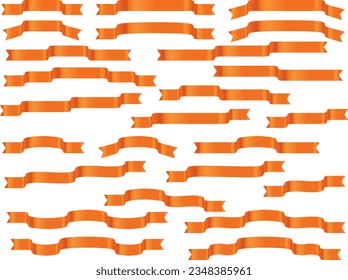Conjunto de ilustraciones de varias cintas