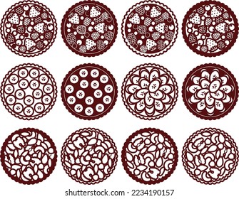 Conjunto de ilustraciones de diversas artes
