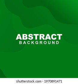 Illustration set vector of abstract background in green color. Good to use for banner, social media template, poster and flyer template, etc.