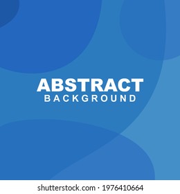 Illustration set vector of abstract background in blue color. Good to use for banner, social media template, poster and flyer template, etc.