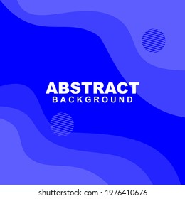 Illustration set vector of abstract background in blue color. Good to use for banner, social media template, poster and flyer template, etc.