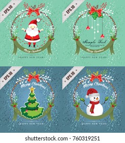 illustration of set of vintage design elements,
Set of page divider and design elements vector illustration.