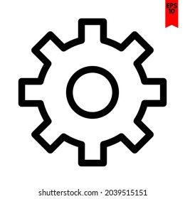 illustration of setting design icon