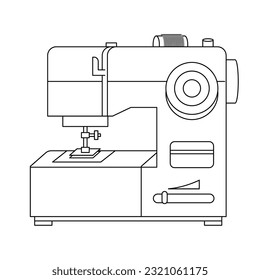 It is an illustration of the sewing machine.