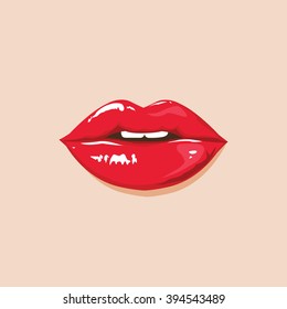 Illustration. Sexy Lips