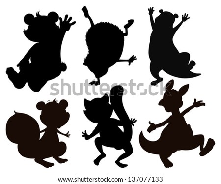 Similar – Image, Stock Photo kangaroo silhouette