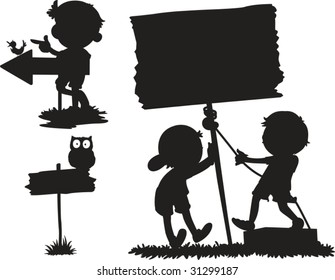 ilustración de sombras de diferentes dibujos