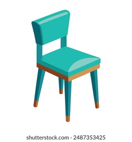 Illustration of Shaker Chair Isolated