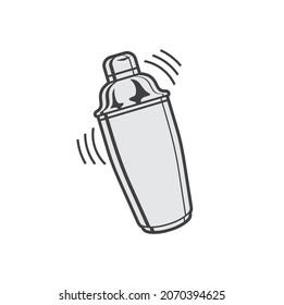 ilustración de shaker, arte vectorial.