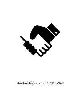 Illustration of shaking hands