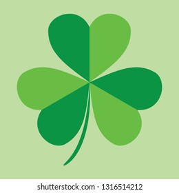 illustration of A shamrock is a young sprig, used as a symbol of Ireland. Saint Patrick, Ireland's patron saint.