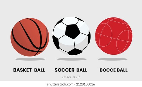 627 Bocce ball vector Images, Stock Photos & Vectors | Shutterstock