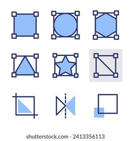 illustration shape icon design collection