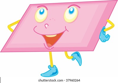 illustration of shape on white