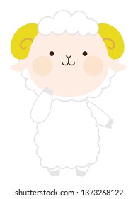 Illustration of a sheep