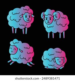 The Illustration of Sheeps Gradient