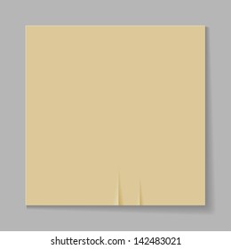 Illustration of a sheet of paper on a gray background