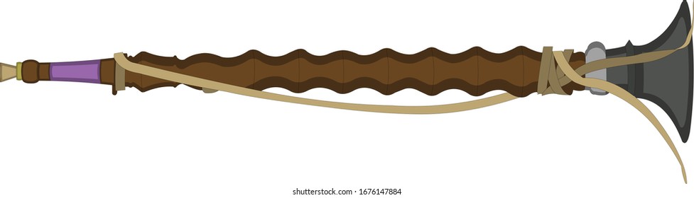 Illustration Of Shehnai Vector Design