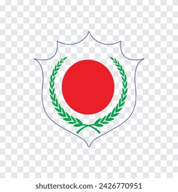 illustration of a shield with a heart