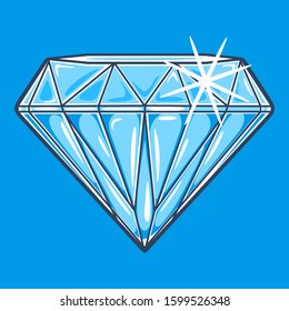 Illustration of a Shiny Diamond.