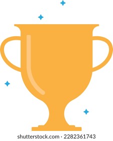Ilustración de un trofeo brillante