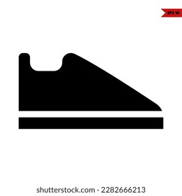 illustration of shoes glyph icon 