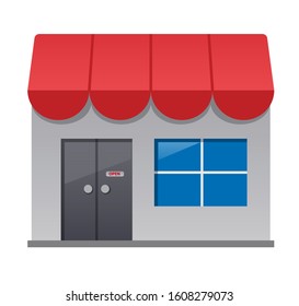illustration of the shop buildng icon