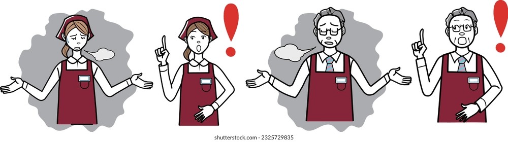 Ilustración del problema y la solución de un comerciante