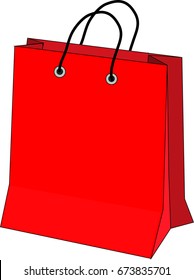 Illustration of shopping bag