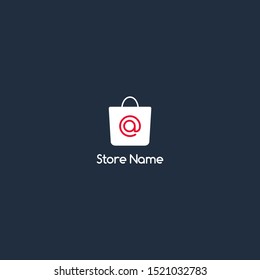 Illustration Of Shopping Bag Logo