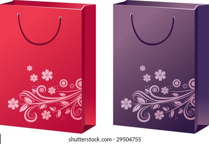 Illustration of shopping bags