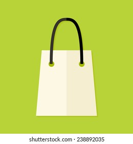 Illustration of Shopping Pack Flat Icon