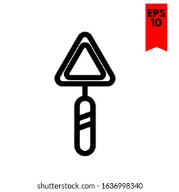 illustration of shovel flat icon