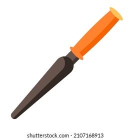Illustration of shovel. Garden tools and equipment.