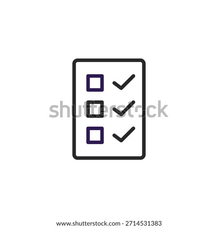 An illustration showcases a checklist featuring boxes paired with prominent checkmarks, symbolizing effective task management and the successful attainment of predetermined objectives highlighting