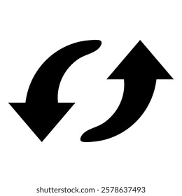 
Illustration showing a black arrow (pointer) icon on a white background
