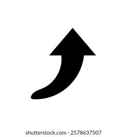
Illustration showing a black arrow (pointer) icon on a white background