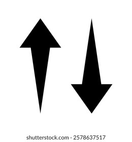 
Illustration showing a black arrow (pointer) icon on a white background